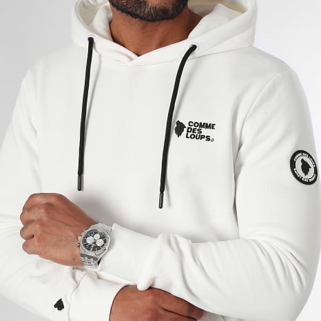 Comme Des Loups - Sweat Capuche Janeiro Blanc